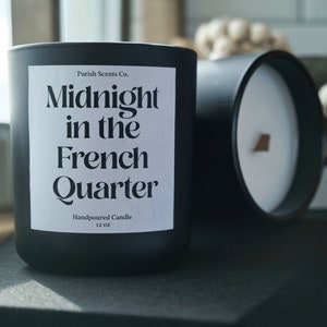 Midnight In The French Quarter - A New Orleans Candle by Parish Scents 12 oz