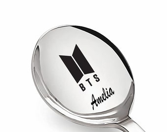 BTS Suppenlöffel Geschenk für Papa, Mama, Familie und Freunde für alle Gelegenheiten, Praktisches Geschenk, um jeden Tag über Dich nachzudenken