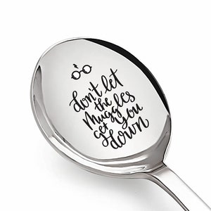 Harry Potter gravierter Suppenlöffel - Zauberhaftes Zitat mit benutzerdefiniertem Text, personalisiertes Geschenk für Potter-Fans, Weihnachtsgeschenk, Geschenkidee für Zaubererbesteck