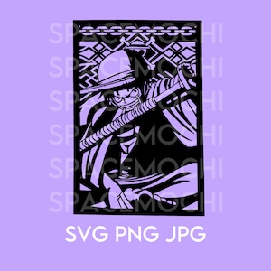 One Piece Luffy SVG, PNG, JPG | Anime Svg | Cricut File | Silhouette | Svg