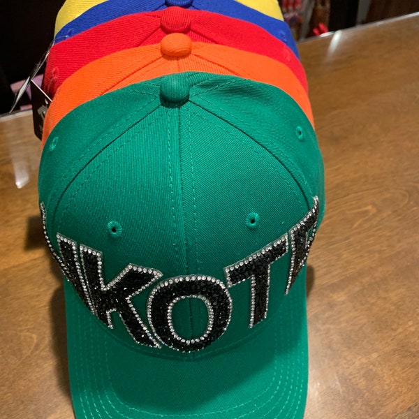 NKOTB Inspired Bling Hat- Mic Colors