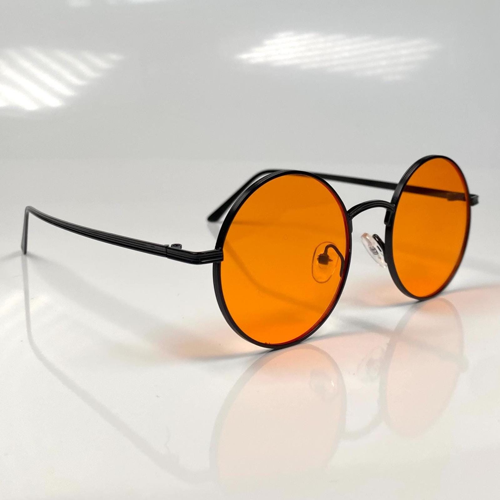 Red and Orange Vintage Sunglasses - Etsy display picture 2