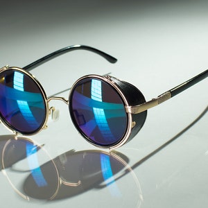 Take A Look About Steampunk Side Shield Sunglasses