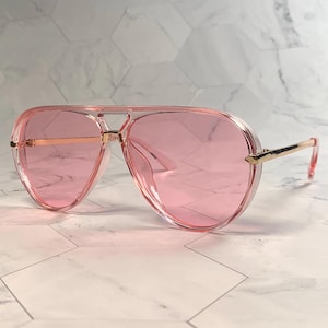 Vintage 70s Pink Real Leather Eyewear 70s Pink Glasses - Etsy
