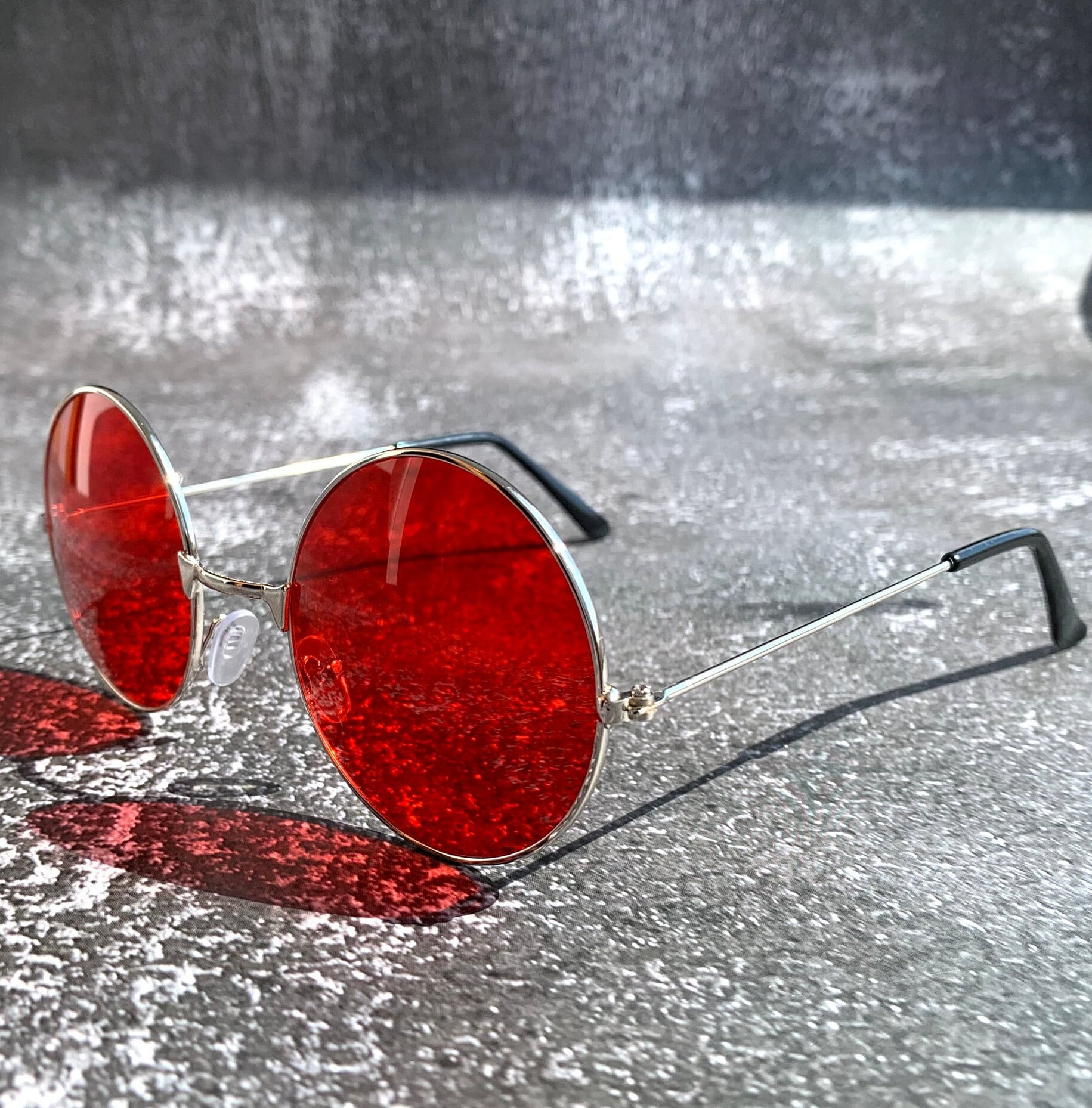 Red john lennon sunglasses hotsell