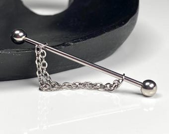 Industrial Stainless Steel Scaffold Piercing with Double Chain