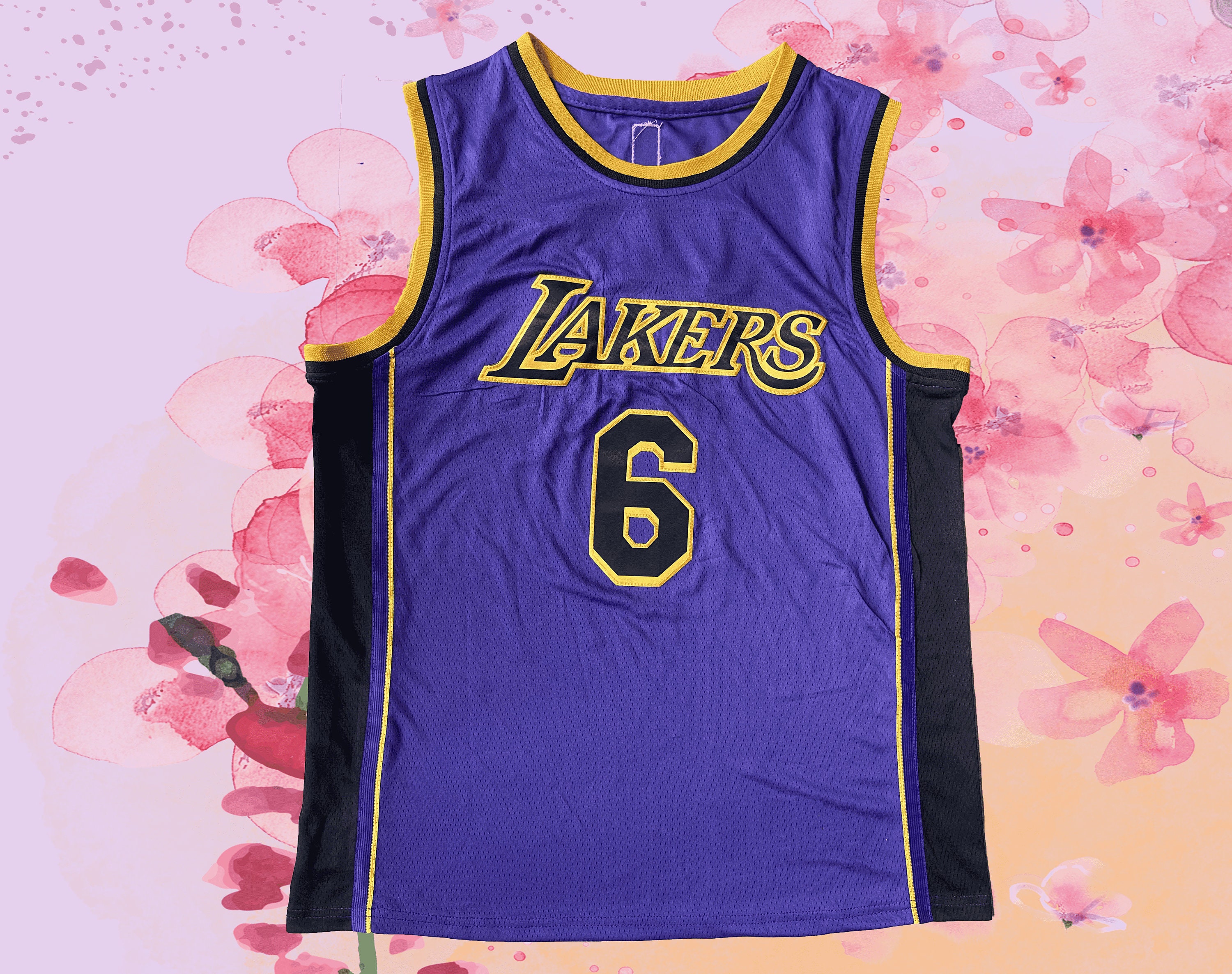 LeBron James Los Angeles Lakers 6 Jersey Youth Basketball