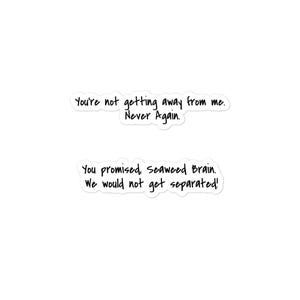 Percabeth Quote Sticker