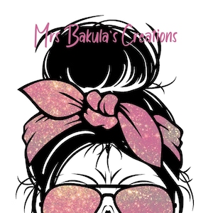 Hot Mess Glam Skull PNG