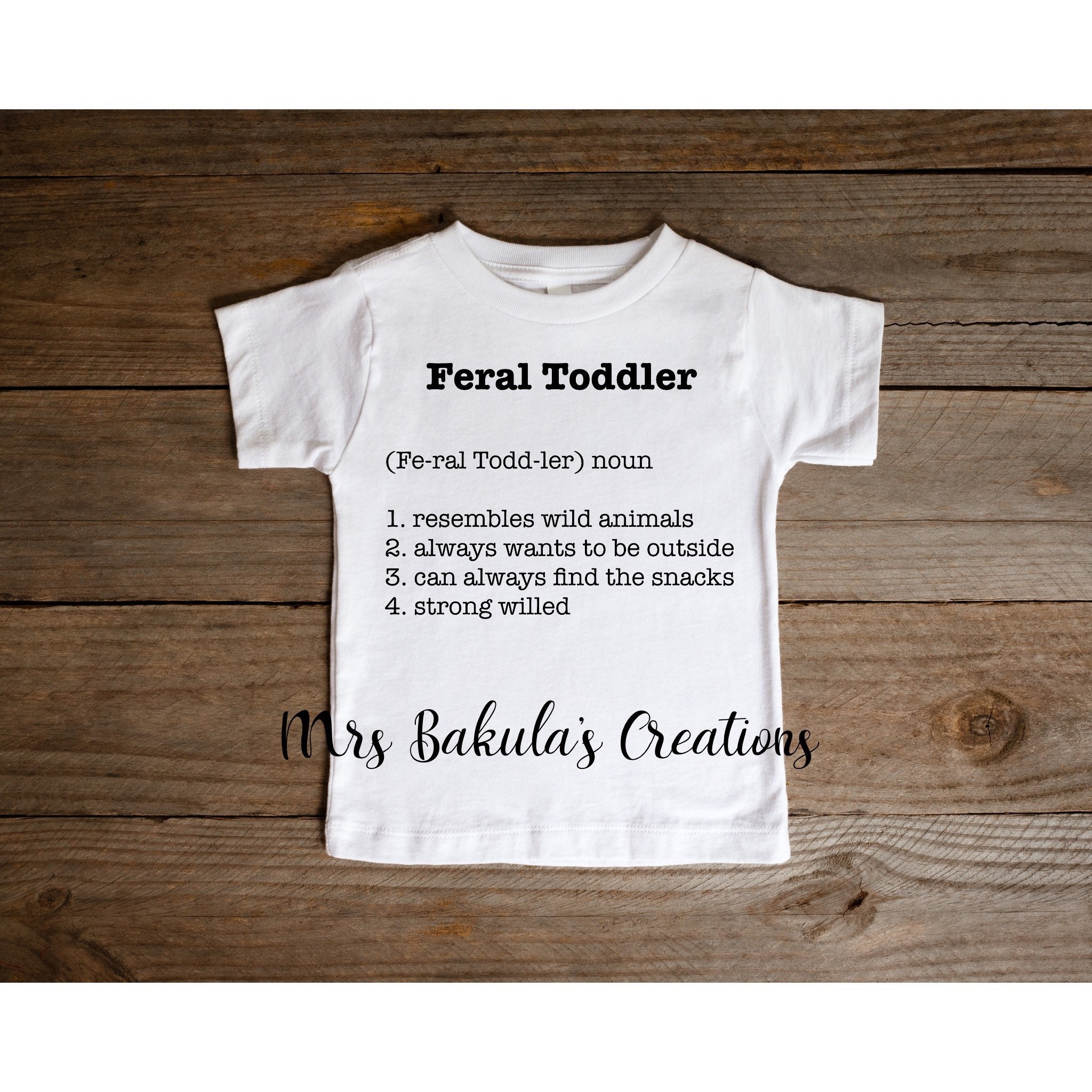 Feral Toddler Definition Svg - Etsy