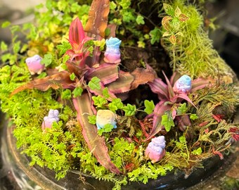 3D Printed Mini Frog, Goblin, Duck Figurines, Desk Decor