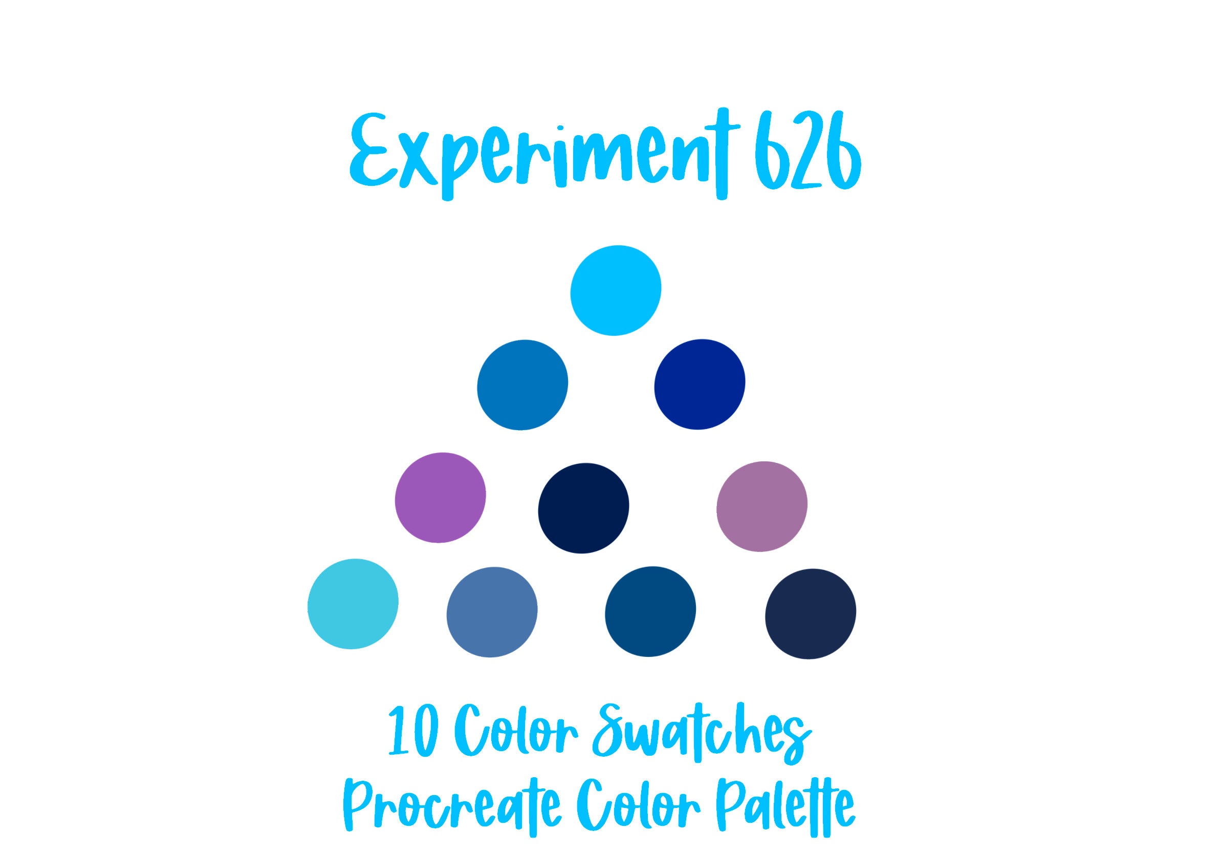 Experiment 626 Procreate Color Palette - Etsy