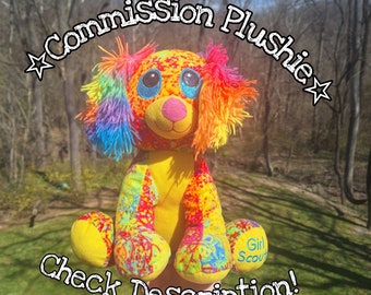 DO NOT BUY message me first for commissions .clayfaceplush clowncore neon pink art doll ooak plush ooak doll yellow plushie sculpture cut