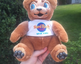 Brutus The Cute Brown Bear!- handmade ooak plush art doll collectibles y2k teddy new York Cafe recycled clayfaceplush oc