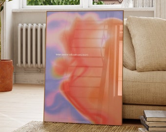 Aura Gradient Abstract Wall Art Print (Digital Download)