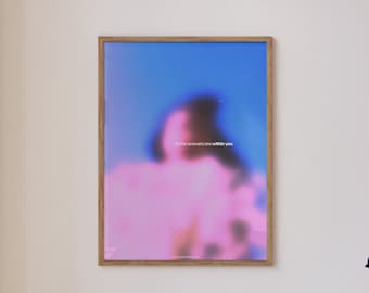 Aura Gradient Print: Spiritual Angel Numbers Wall Art (Digital Download)