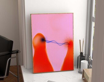Aura Gradient Print: Spiritual Wall Art