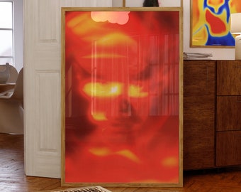 Aura Gradient Print: Spiritual Angel Numbers Wall Art (Digital Download)