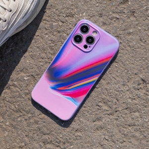 Gradient Art iPhone Case: Aura Phone Cover, Soft TPU Gel