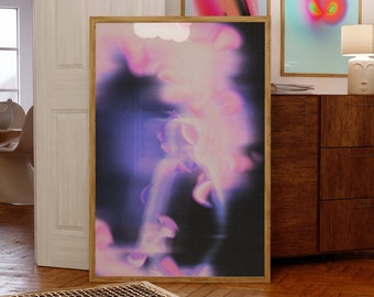 Abstract Gradient Wall Art: Aura Print (Digital Download)
