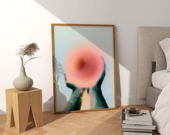 Aura Print: Spiritual Gradient Wall Art