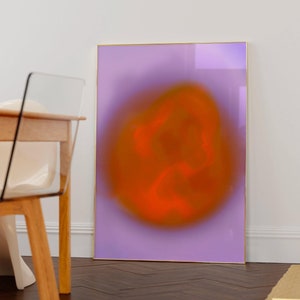 Gradient Art Print, Aura Poster, Spiritual Wall Art, Gradient Print, Affirmation Wall Art, Aura Print, Art by Songs And The Spirits