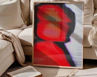 Psychedelic Art Print, &quot;Divine Flow&quot; Art Print by Songs And The Spirits, Gradient Prints, Aura Poster, Aura Wall Art, Aura Prints