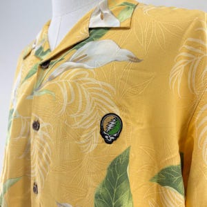 Camiseta Tommy Bahama 100% seda "Grateful Dead Steal Your Face" (XL)