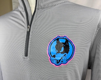 Grateful Dead Dire Wolf Peter Millar Viertel-Zip (L)