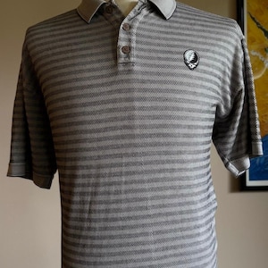 Grateful Dead Steal Your Face Tommy Bahama-polo van zijde/katoen (M) afbeelding 4