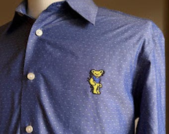 Camisa con botones EGARA de Grateful Dead Dancing Bear (L)