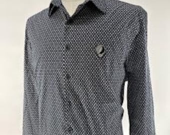 Camisa ajustada con botones "Stea Your Face Express" de Grateful Dead (talla L)