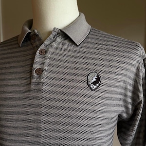 Grateful Dead Steal Your Face Tommy Bahama-polo van zijde/katoen (M) afbeelding 1