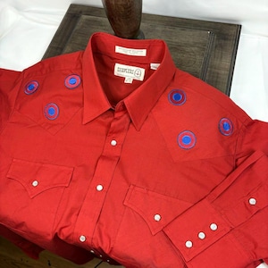 Phish Donut Western Style Button Down Long Sleeve Shirt (16&quot;-32&quot;)