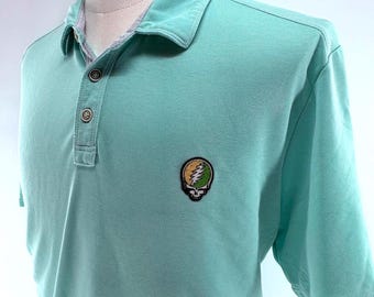 Grateful Dead Steal Your Face Tommy Bahama Polo  Shirt (XL)