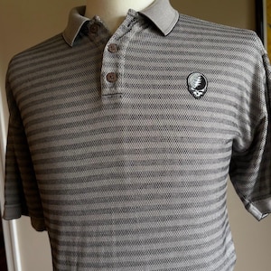 Grateful Dead Steal Your Face Tommy Bahama-polo van zijde/katoen (M) afbeelding 3