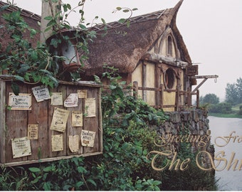 Hobbiton Dorf Postkarte