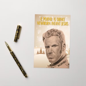 Cartão de Natal Ricky Bobby Bebê Jesus