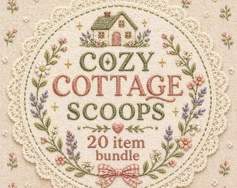 20 Item Cottagecore Mystery Scoop Box, Cozy Bookish Gift Bundle, Cozy Cottage Mystery Bundle, Scoop Box, Cottagecore Gift