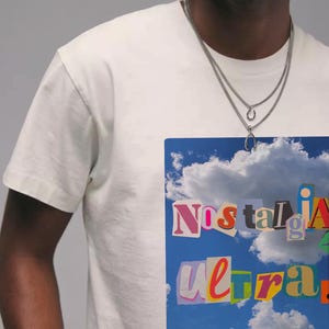 Camiseta Nostalgia Ultra Collage Letter | Camiseta gráfica Frank Ocean
