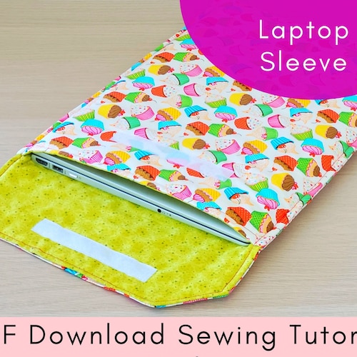 Laptop Sleeve Printable Sewing Tutorial PDF Download Etsy