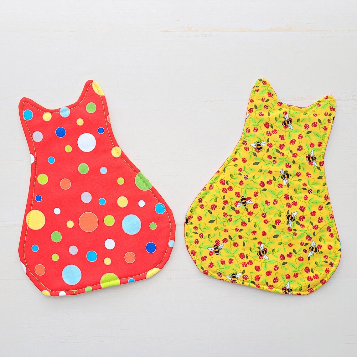 Cat Mug Rug Printable Sewing Pattern and Tutorial PDF Etsy Canada