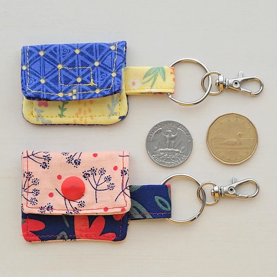 Quarter Keeper Keychain Printable Sewing Tutorial - PDF