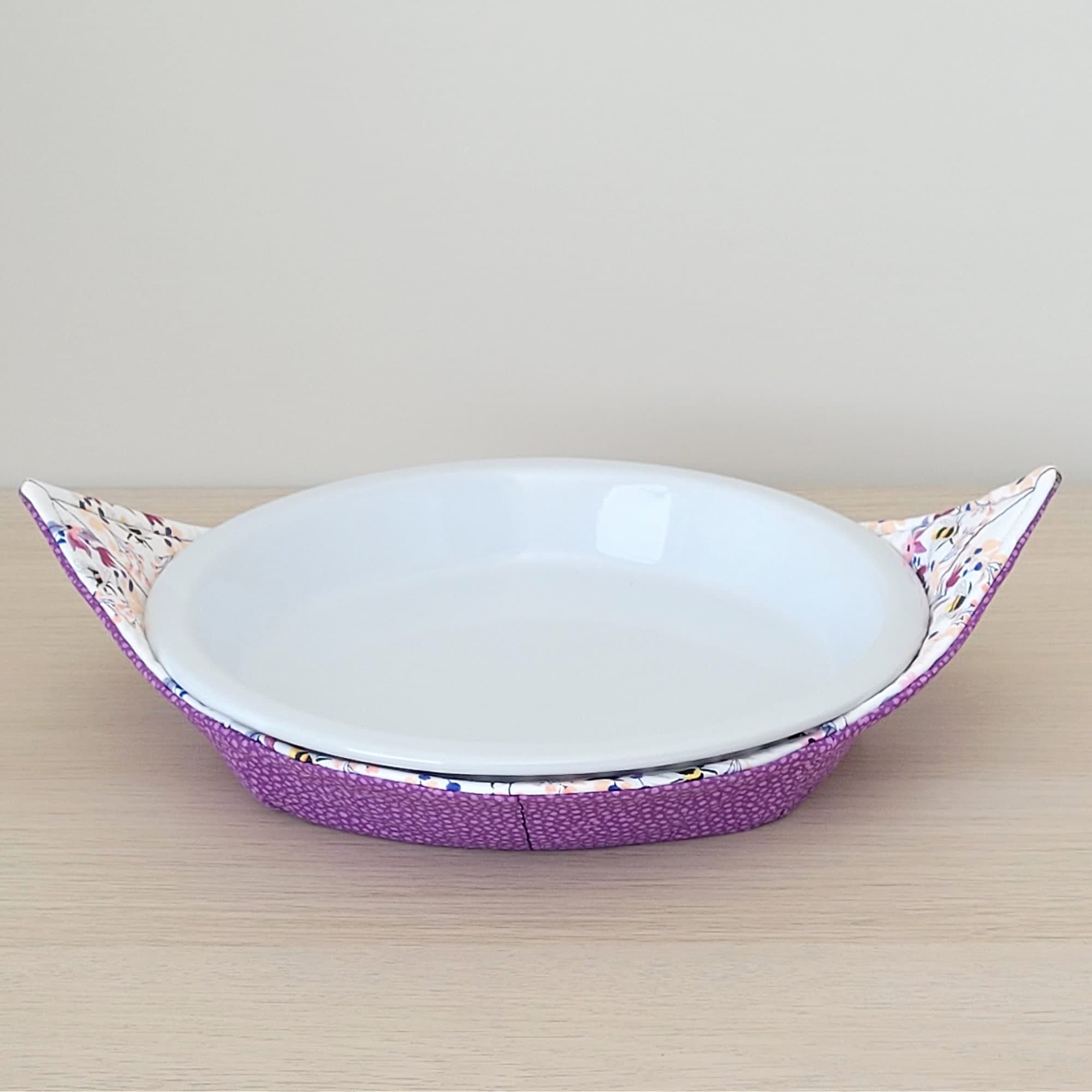 Reversible Pie Plate Cozy Printable Sewing Pattern and Etsy Canada