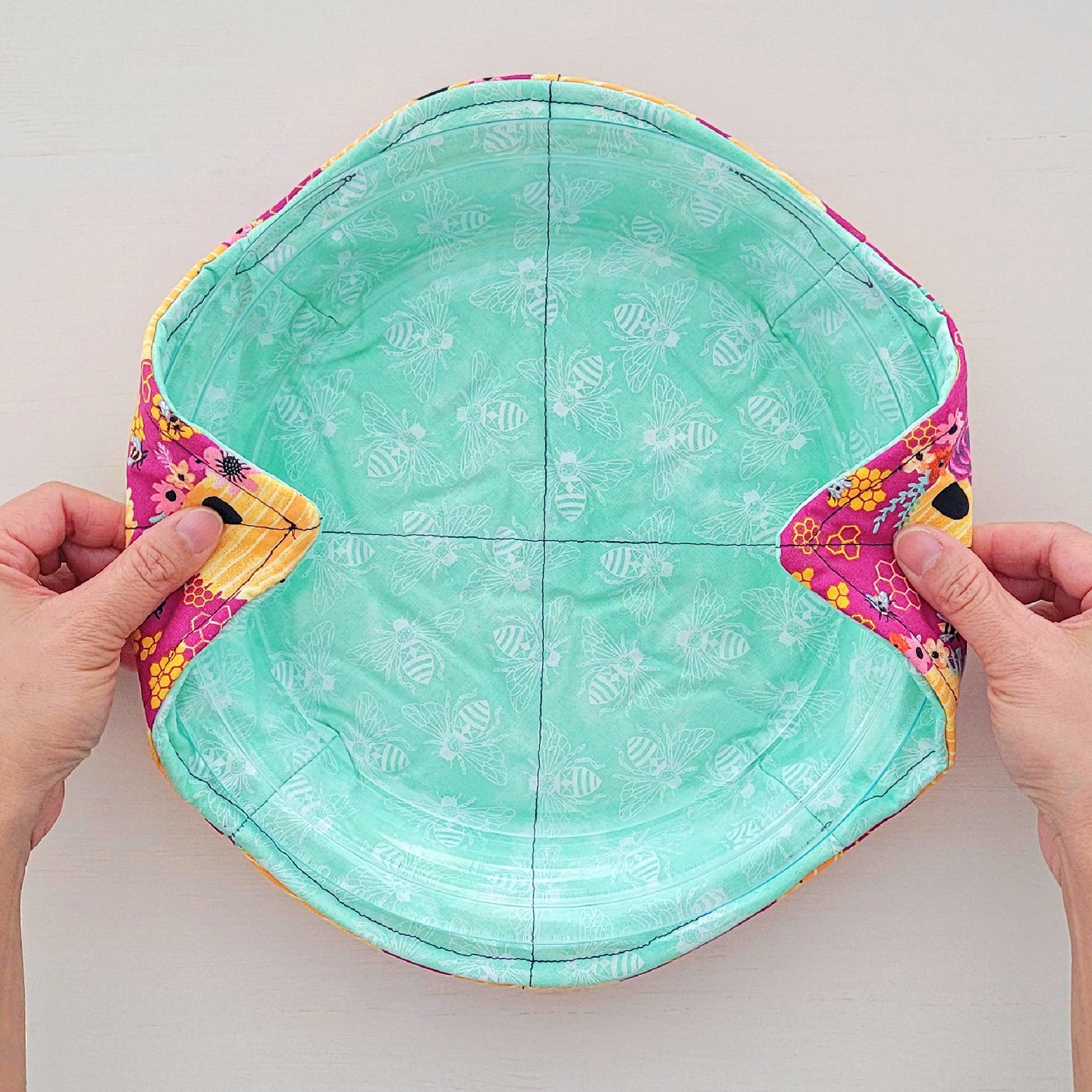 Reversible Pie Plate Cozy Printable Sewing Pattern and Etsy