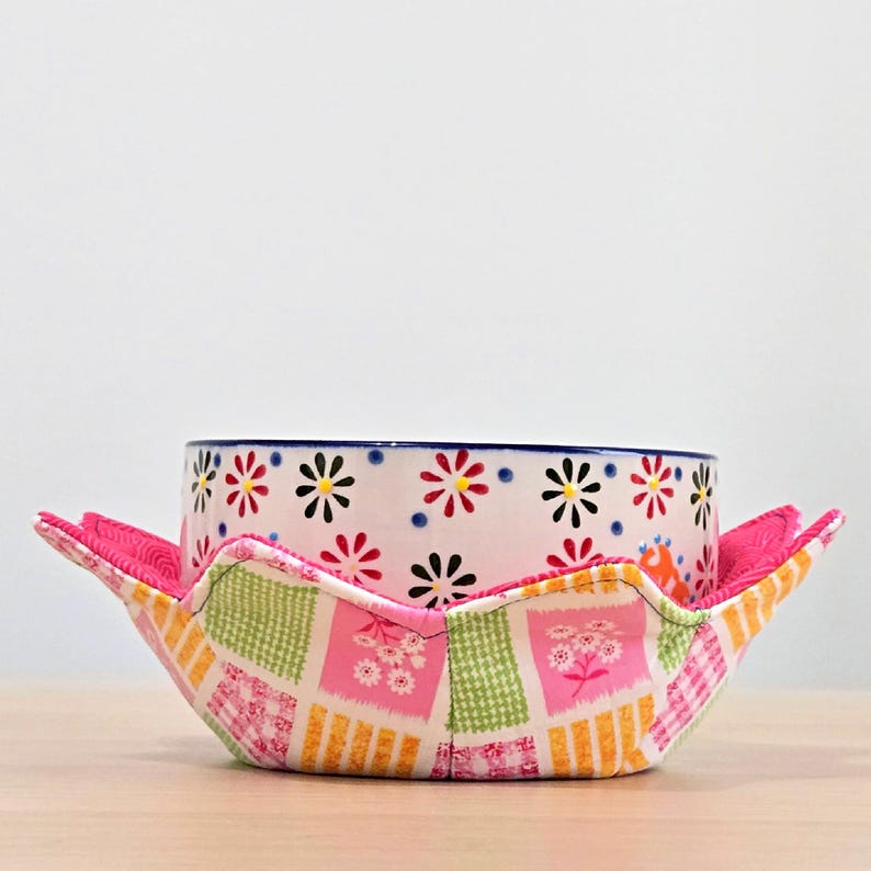 Flower Bowl Holder Pattern Digital.