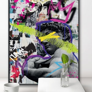 David by minchelangelo pop art painting