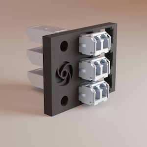 6 Slot SFP Transceiver Holder - 1U Rack Mounted Organizer