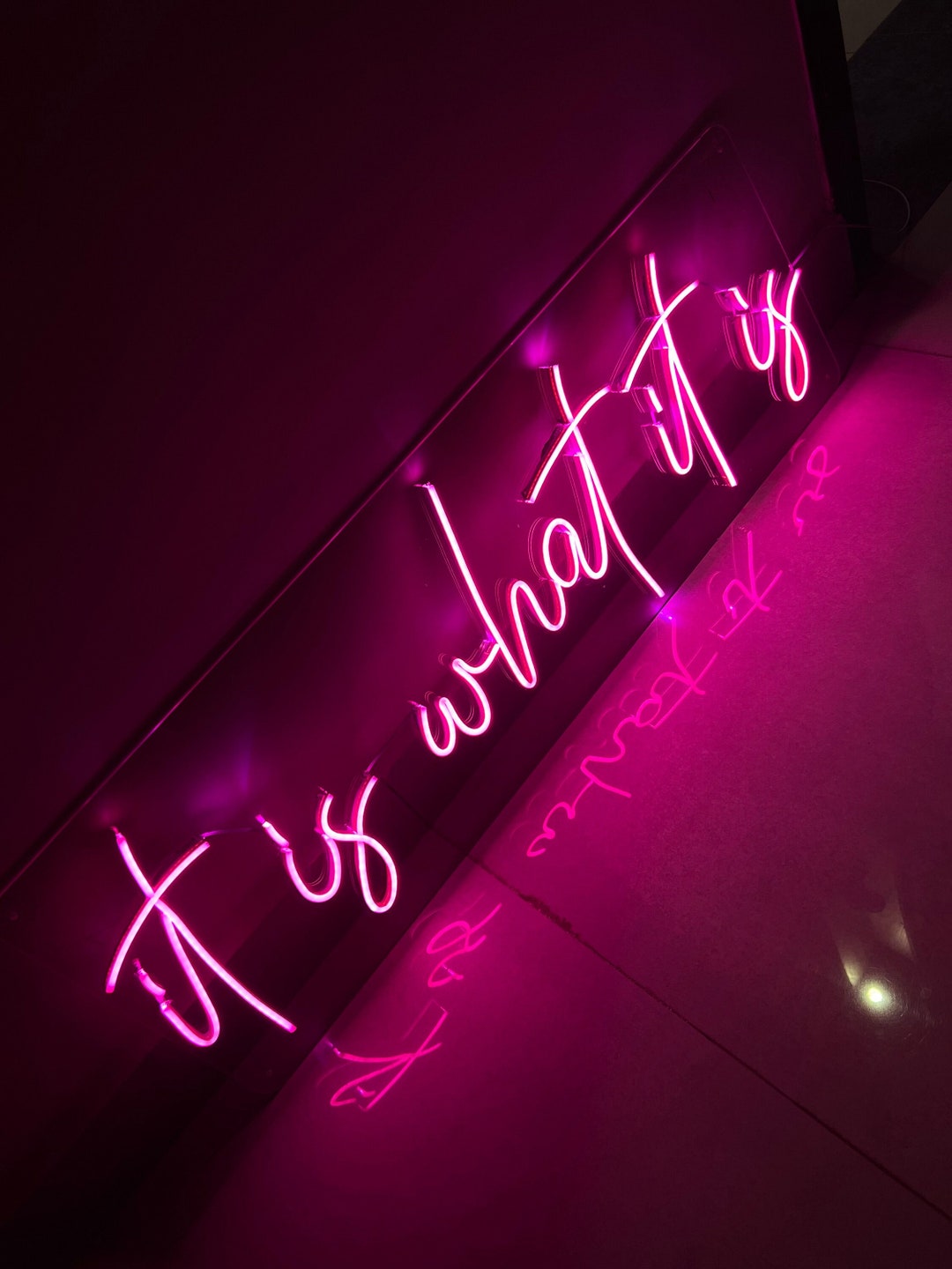 It is What It is Neon Sign Wedding Neon Sign Led Neon Sign Name Neon