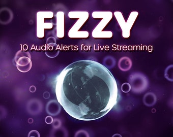 Fizzy Hyperpop Sound Alerts | Live Streaming | Cute Theme | Sound Effects | Notifications | Transitions | Twitch | YouTube | Bubblegum Bass